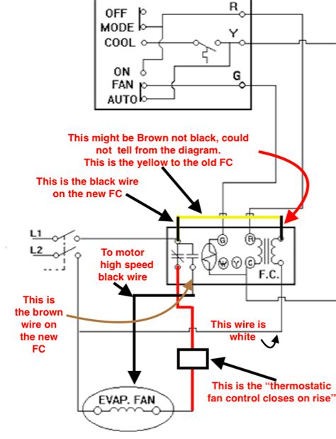 furnace fan center wiring 